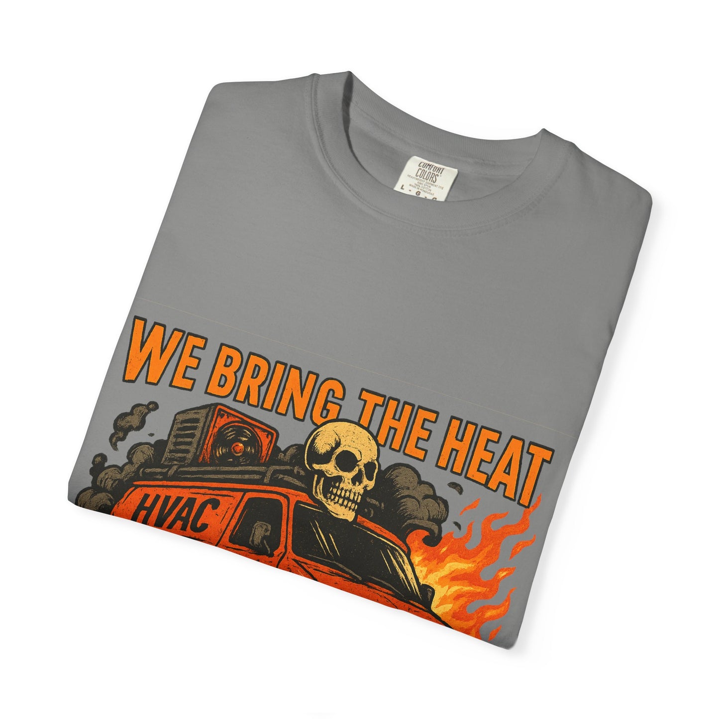 HVAC MAN IN VAN T-SHIRT