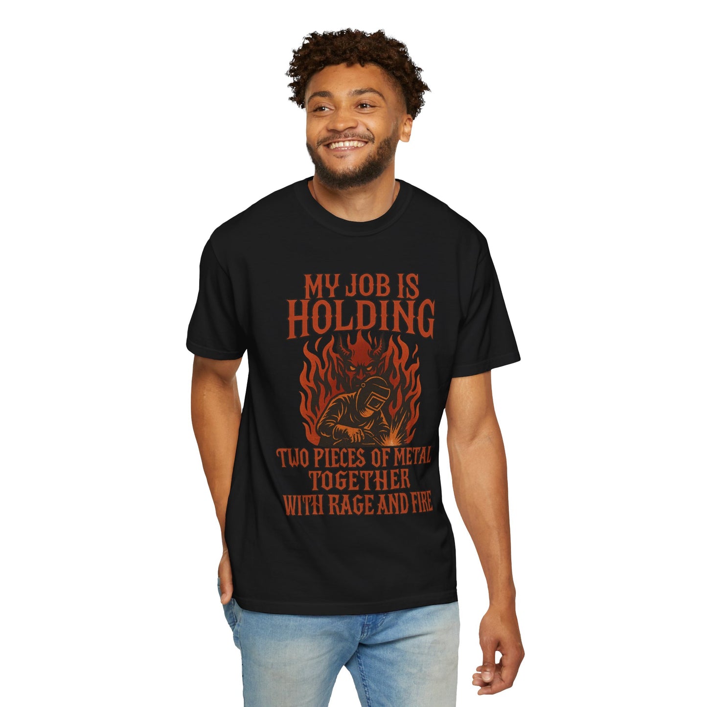 Welder T-Shirt Rage and Fire