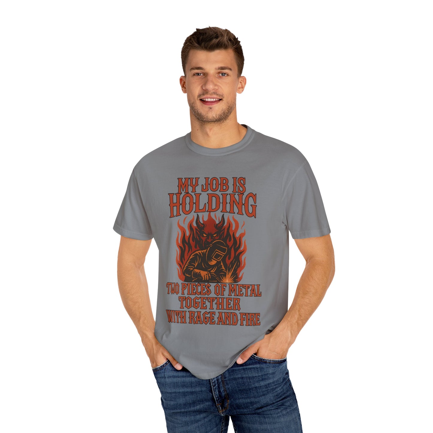 Welder T-Shirt Rage and Fire
