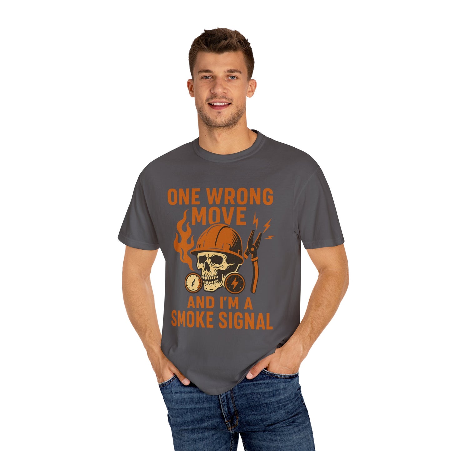 ELECTRICIAN SMOKE SIGNAL T-SHIRT