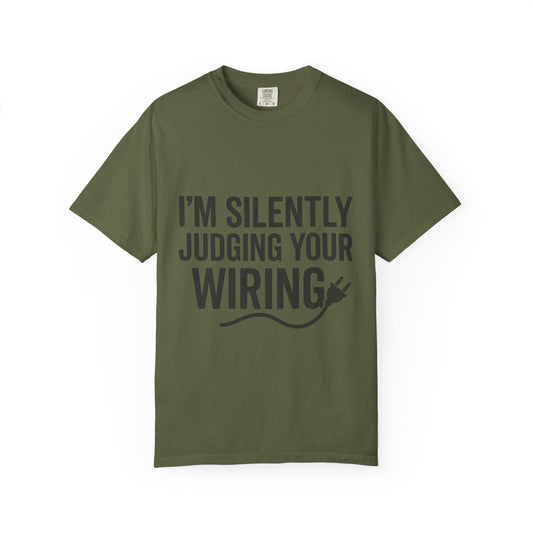 ELECTRICIAN SILENT JUDGEMENT T-SHIRT