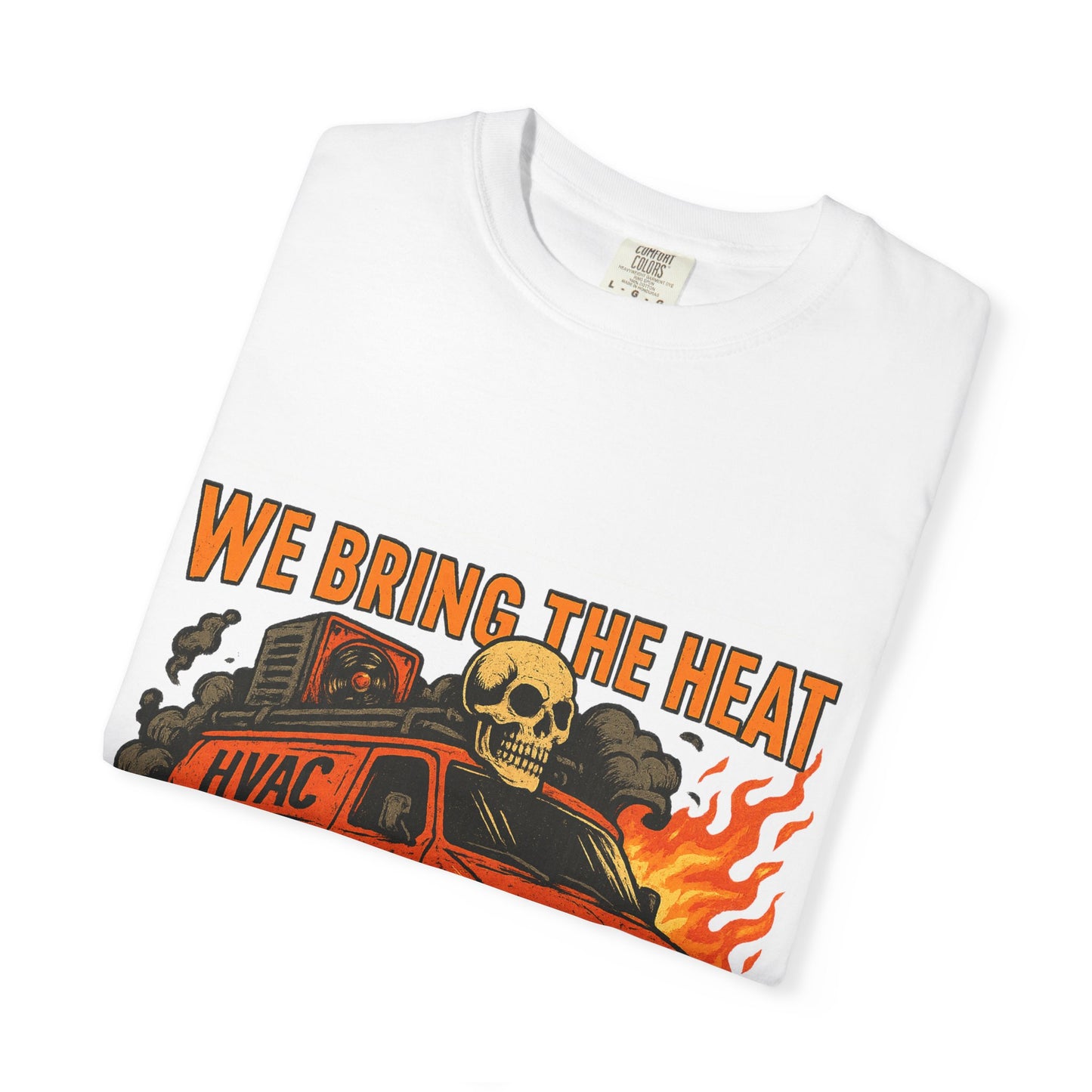 HVAC MAN IN VAN T-SHIRT