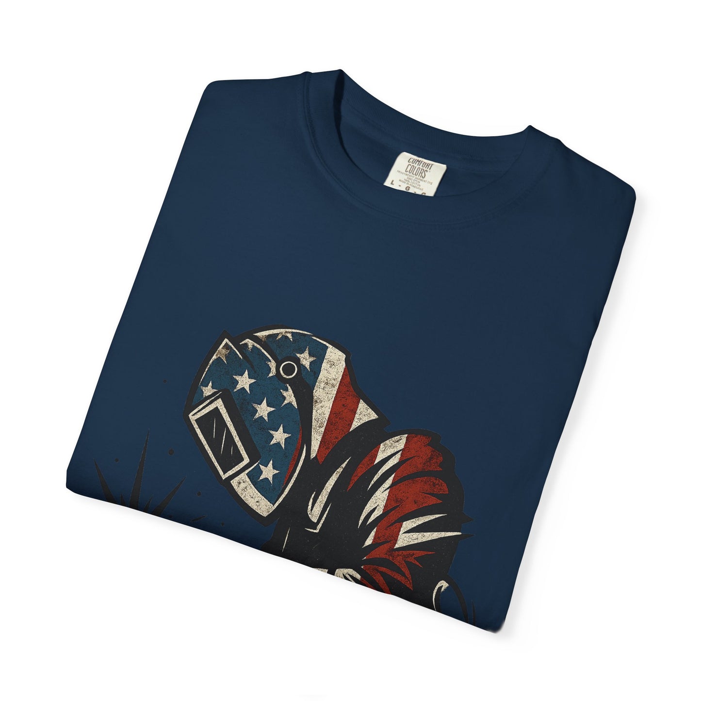 Welder T-shirt USA Flag Colors