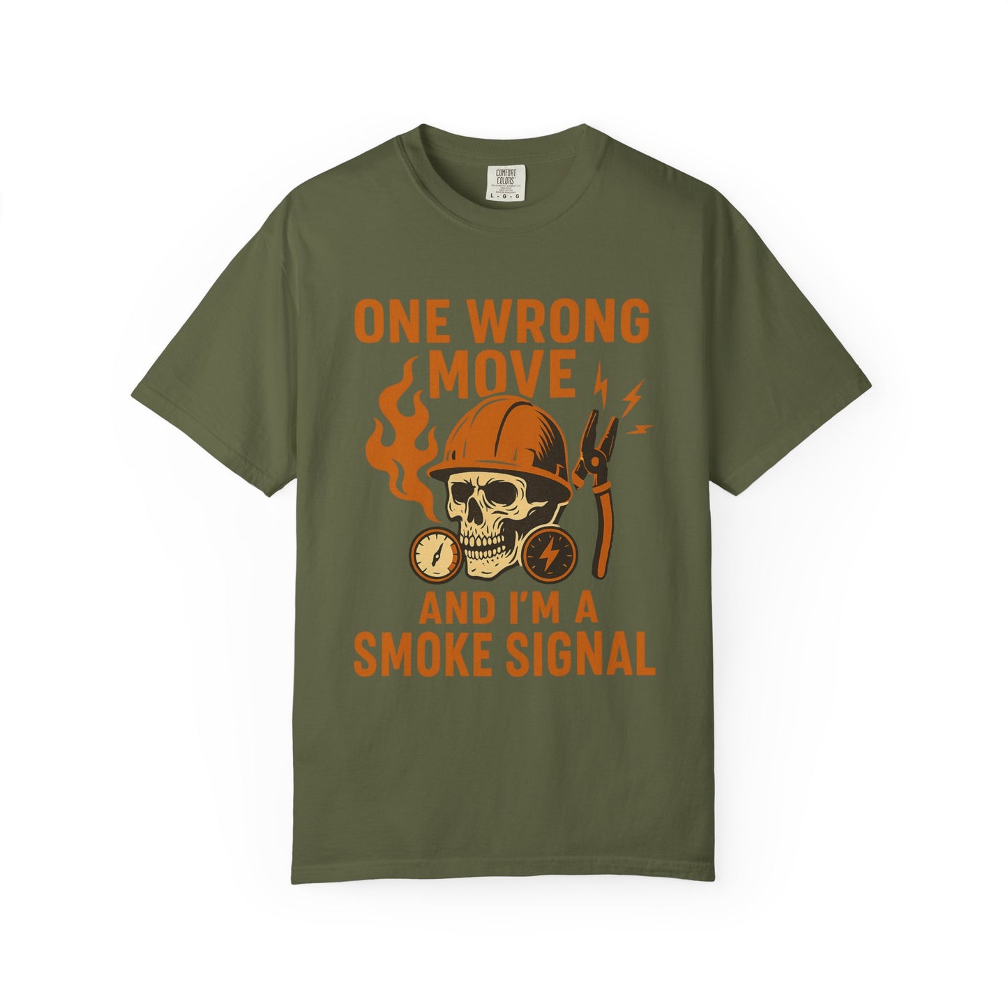 ELECTRICIAN SMOKE SIGNAL T-SHIRT