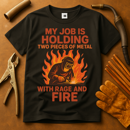 Welder Rage Fire T-Shirt