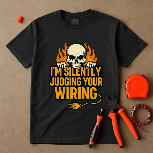 ELECTRICIAN JUDGEMENT  T-SHIRT