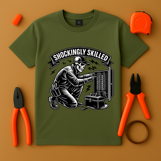 ELECTRICIAN SKILL T-SHIRT