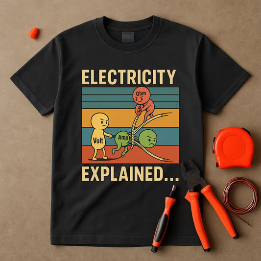ELECTRICITY EXPLAINED  T-SHIRT