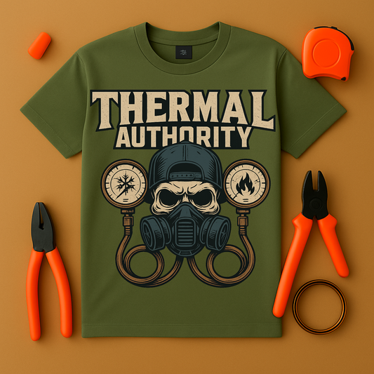 HVAC MAN Thermal Authority T-SHIRT