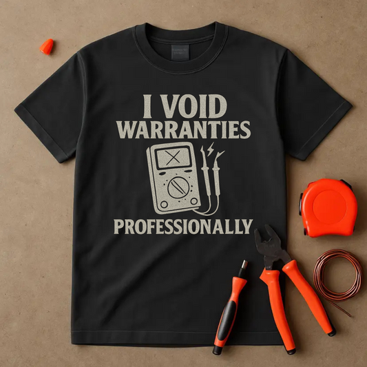 Funny Electrician T-shirt