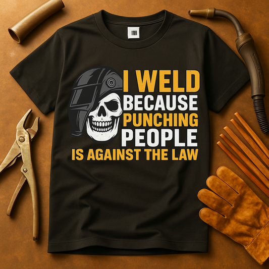 American Angry Welder T-SHIRT