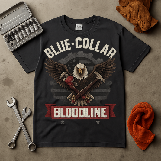 Blue Collar Blood Line T-shirt