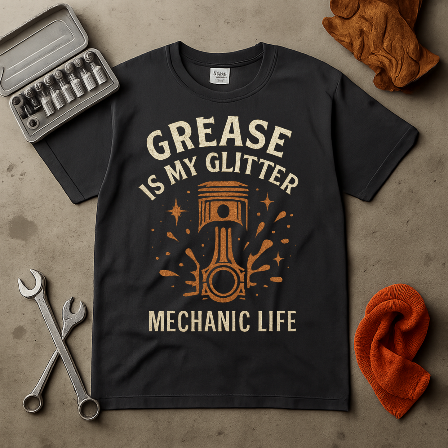 Mechanic Shirt T-shirt - Grease is My Glitter