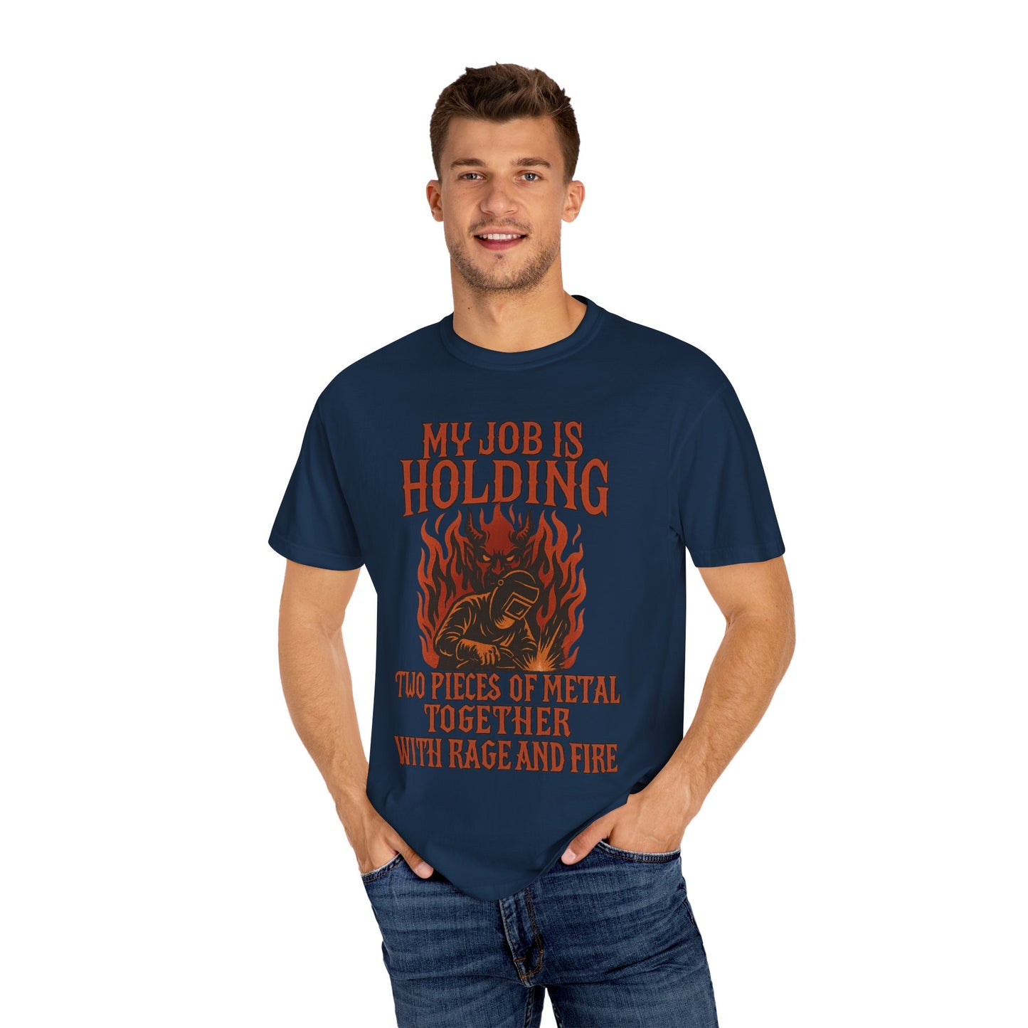 Welder T-Shirt Rage and Fire