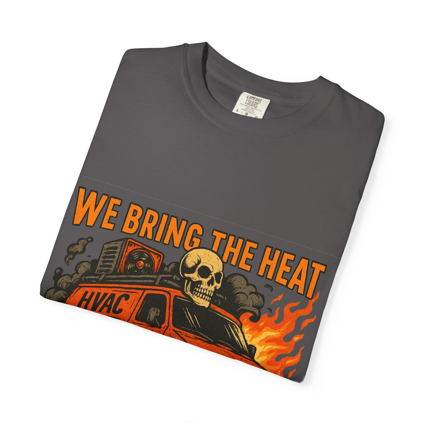 HVAC MAN IN VAN T-SHIRT