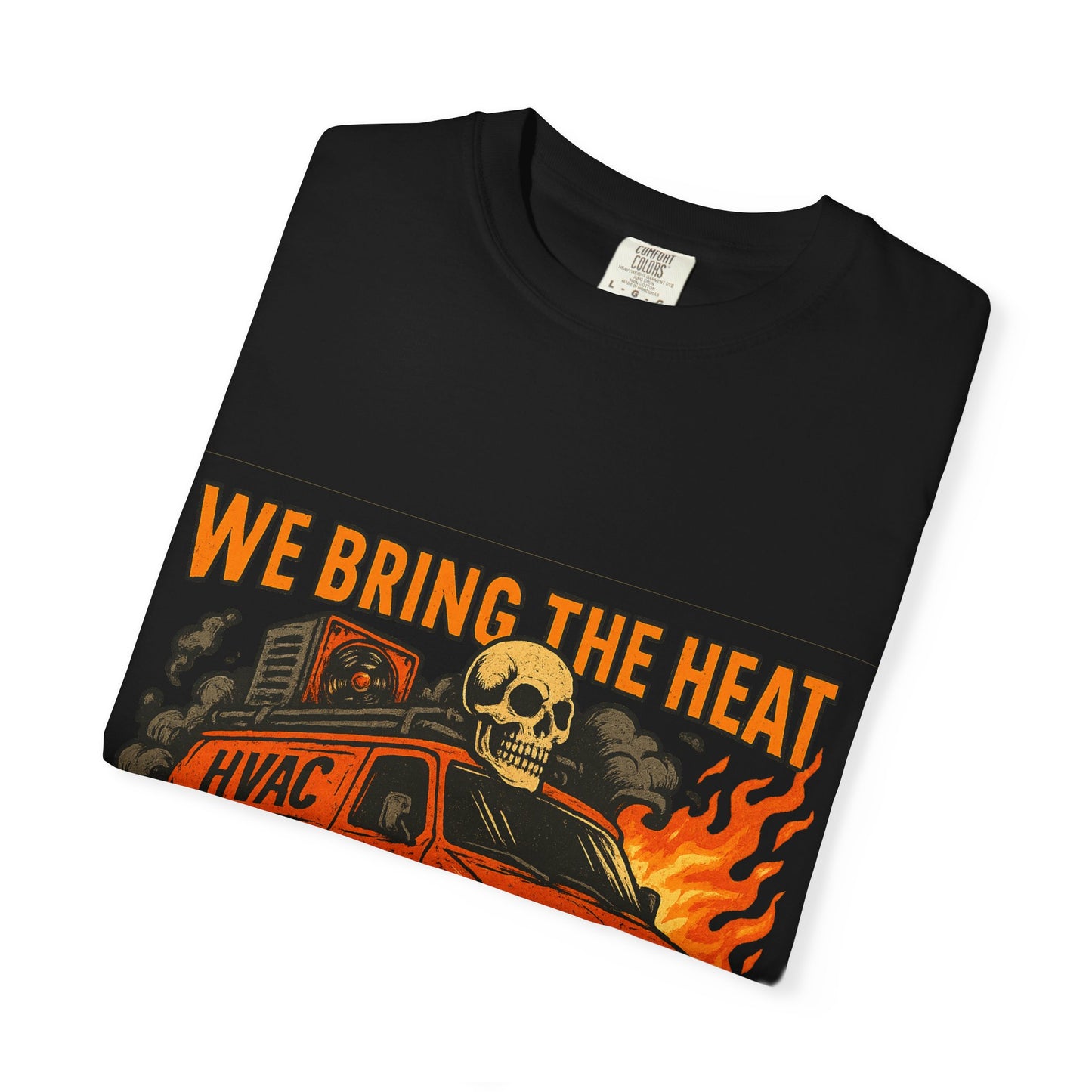 HVAC MAN IN VAN T-SHIRT