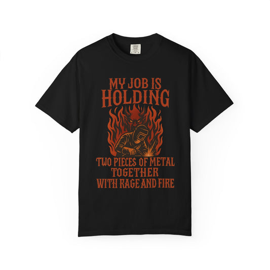 Welder T-Shirt Rage and Fire