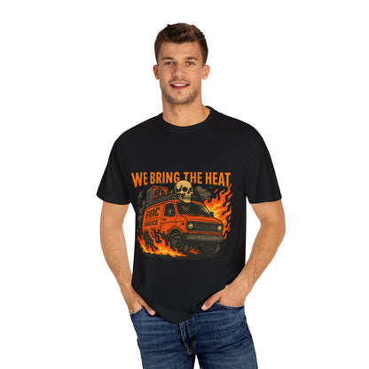 HVAC MAN IN VAN T-SHIRT