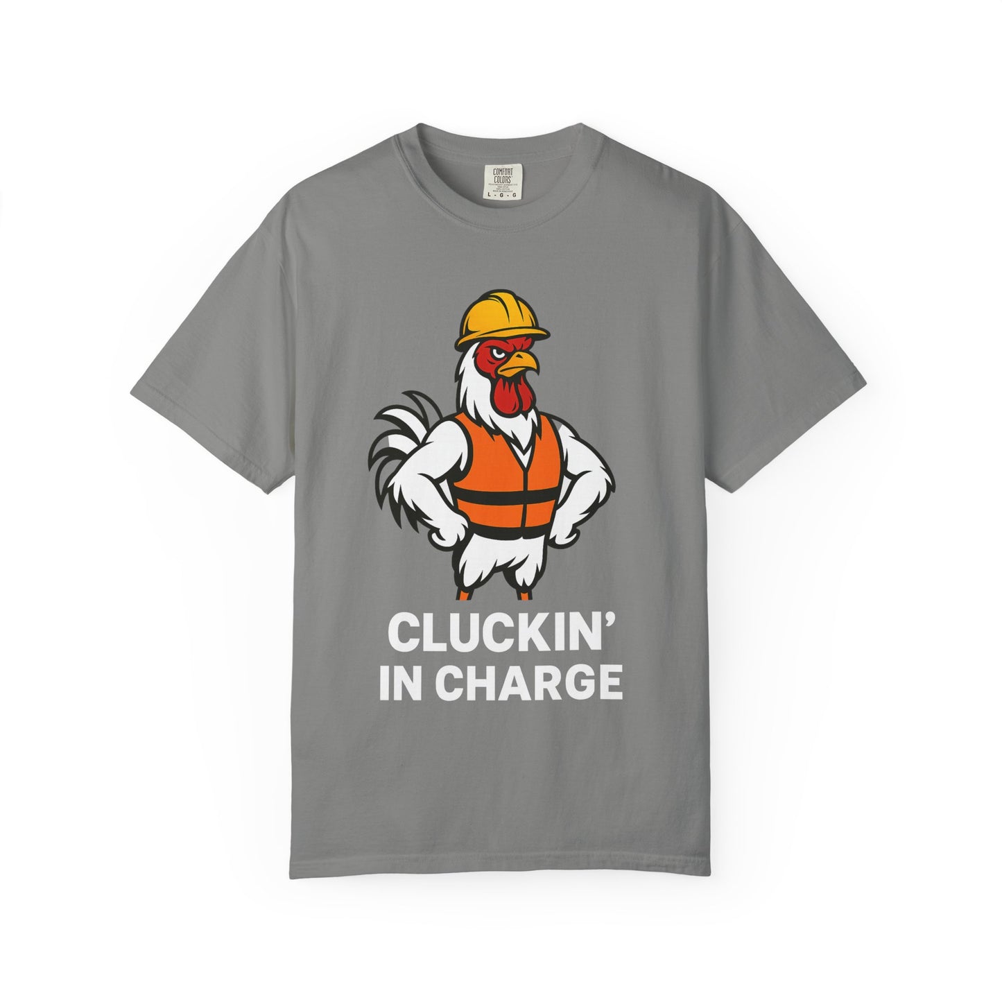 Funny Chicken T-shirt - Cluckin' in Charge Design