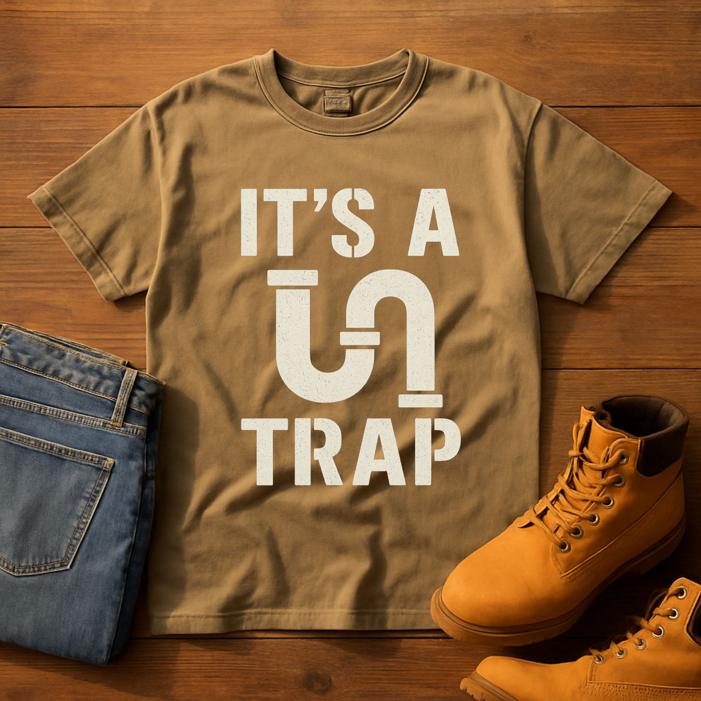 Plumber Its a Trap Funny T-shirt