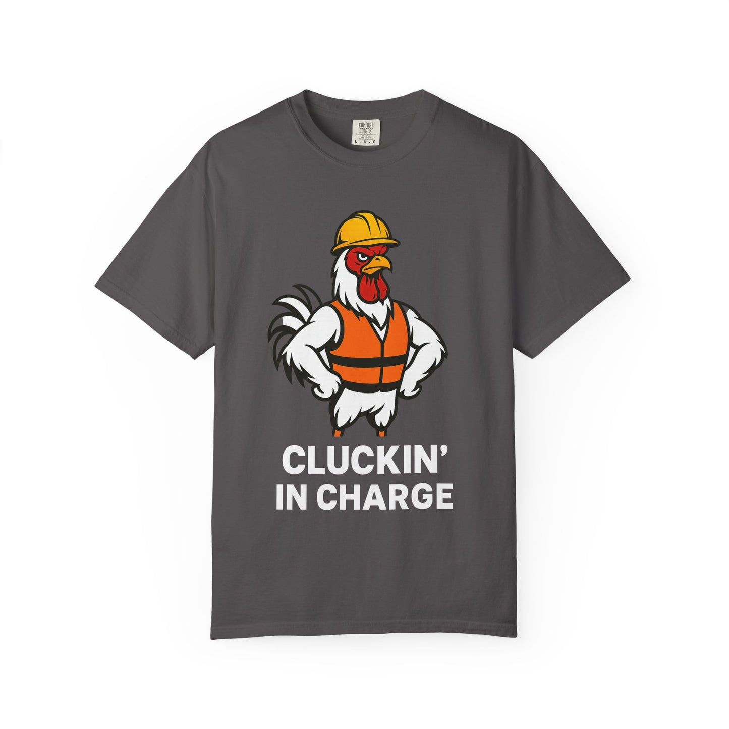 Funny Chicken T-shirt - Cluckin' in Charge Design