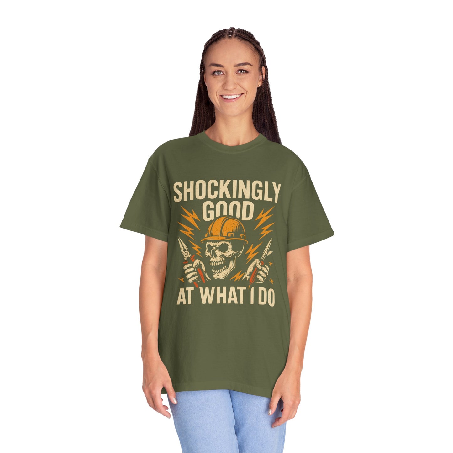 ELECTRICIAN SHOCKINGLY GOOD T-SHIRT