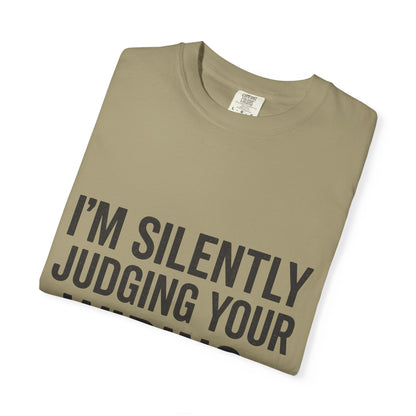 ELECTRICIAN SILENT JUDGEMENT T-SHIRT