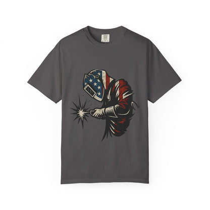 Welder T-shirt USA Flag Colors
